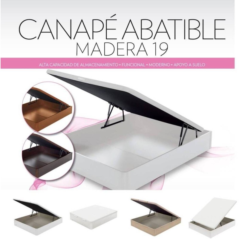 CANAPE MADERA ABATIBLE 19 DE FLEX.VENTA EN TIENDA FISICA O POR TELEFONO.